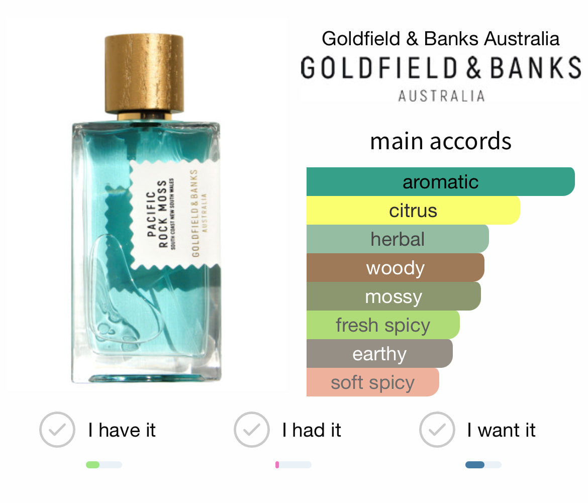 Goldfield & Banks Pacific Rock Moss 100ml